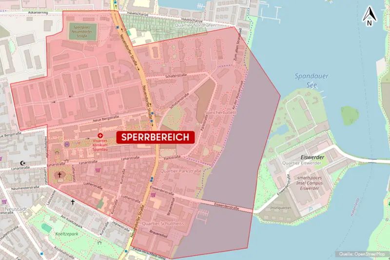 Bombenfund in Hakenfelde: 12.400 Menschen müssen evakuiert werden!