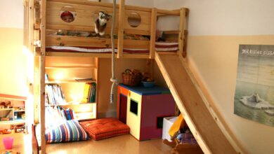 Billi-Bolli Kundenbild eines kreativen Kinderbettes